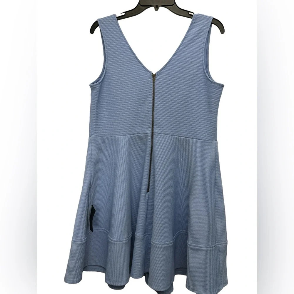 Lulus Home Before Daylight Periwinkle Dress Size 1X Fit And Flare Sleeveless NWT - Picture 3 of 5